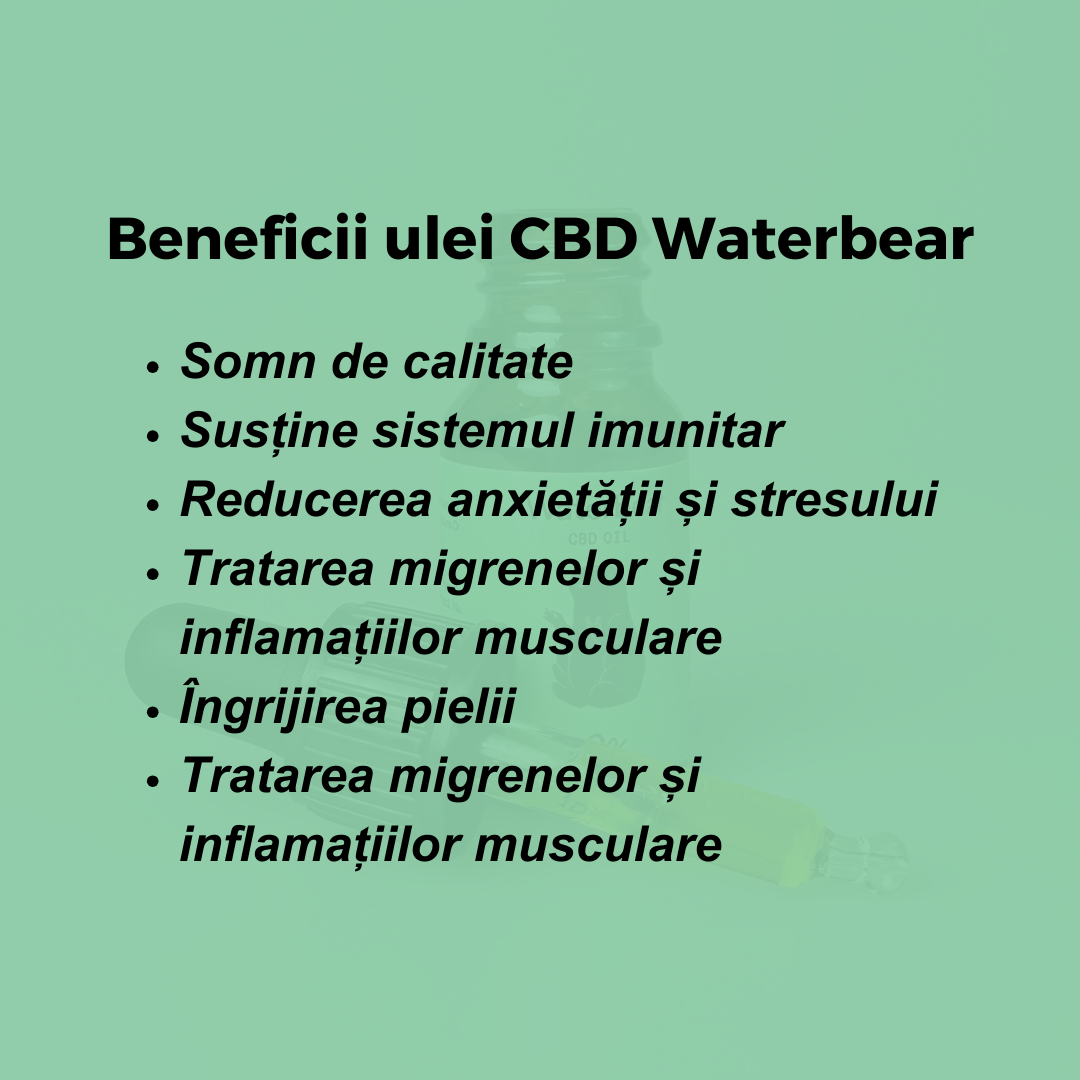 Ulei de CBD Waterbear 10%