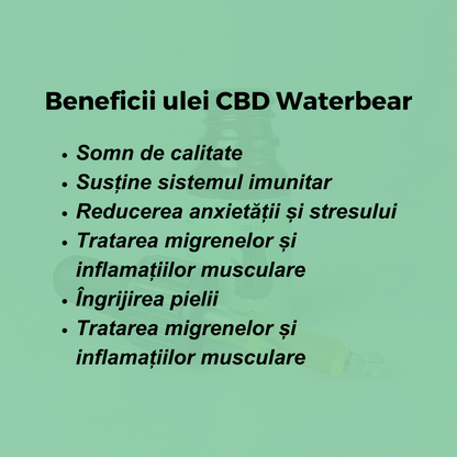 Ulei de CBD Waterbear 10%