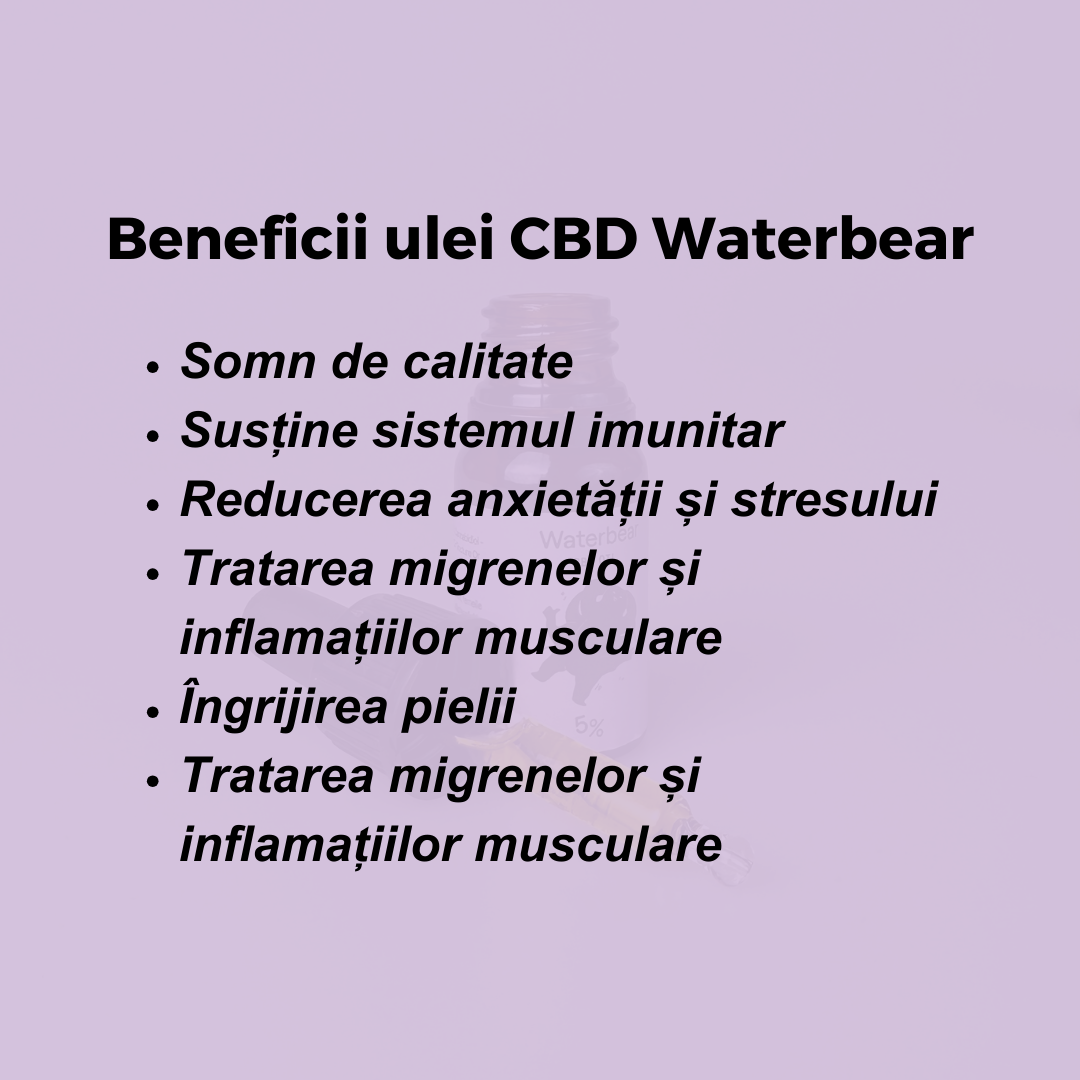 Ulei de CBD Waterbear 5%